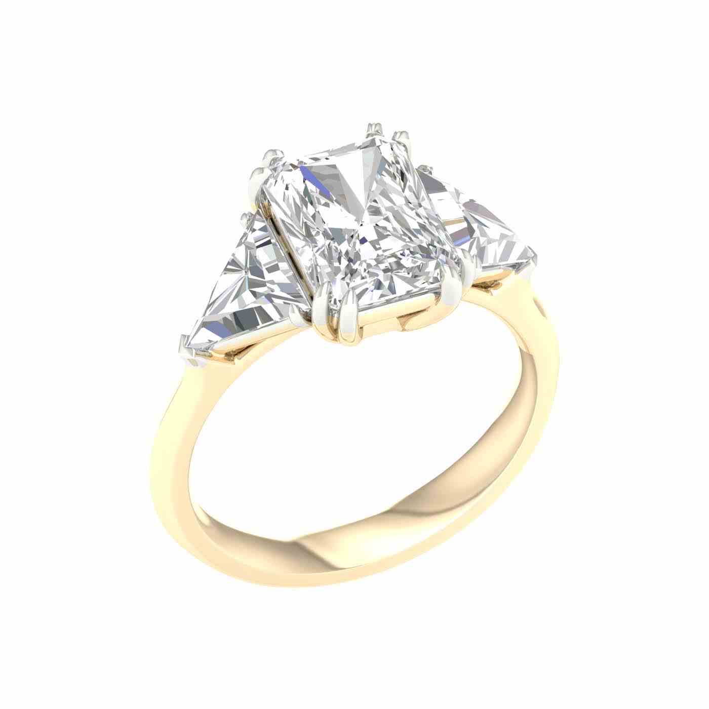 Zaffire Ring | Radiant Cut