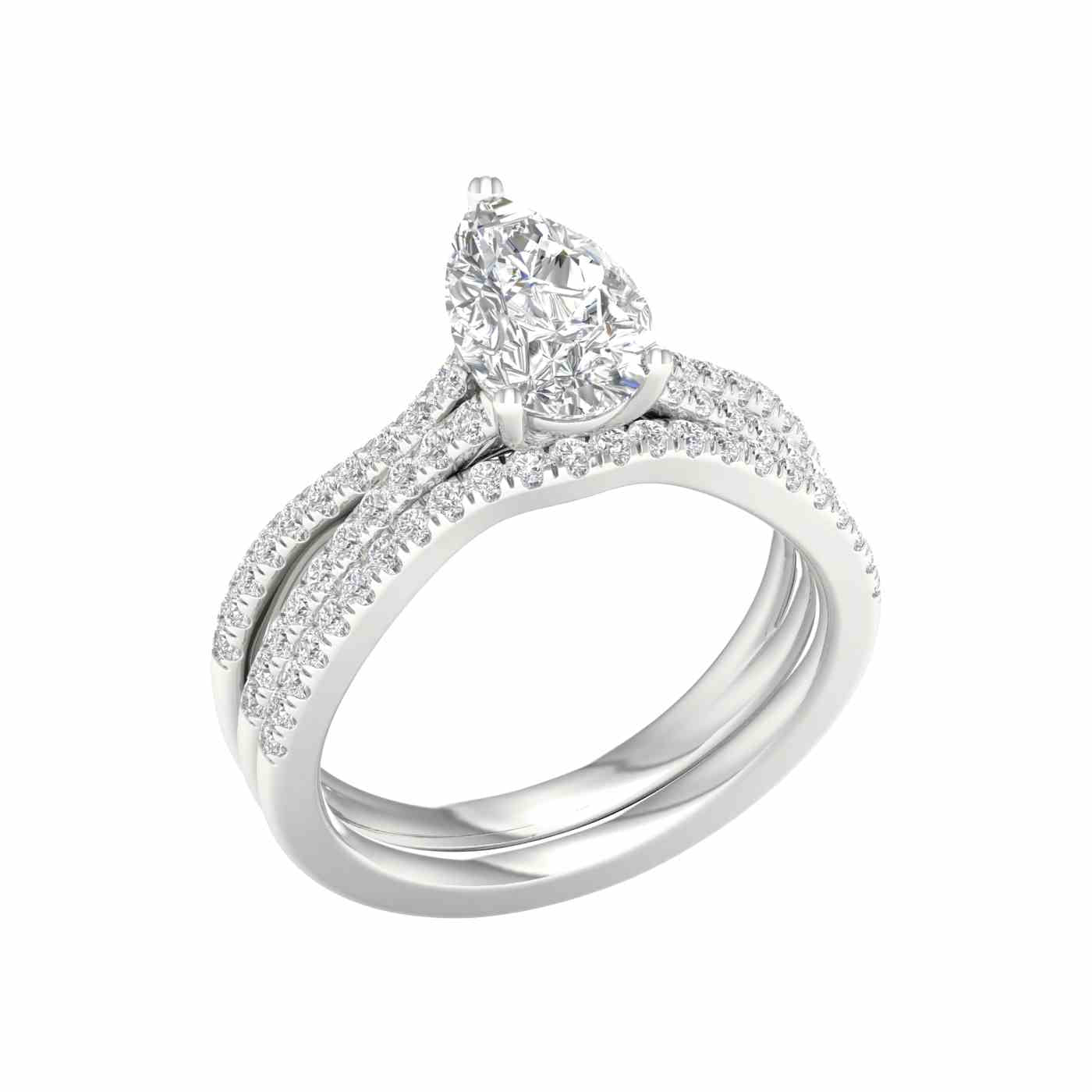 Calista Ring | Pear Cut