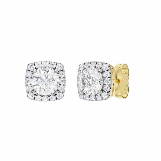 Elysia Earring | Round Cut