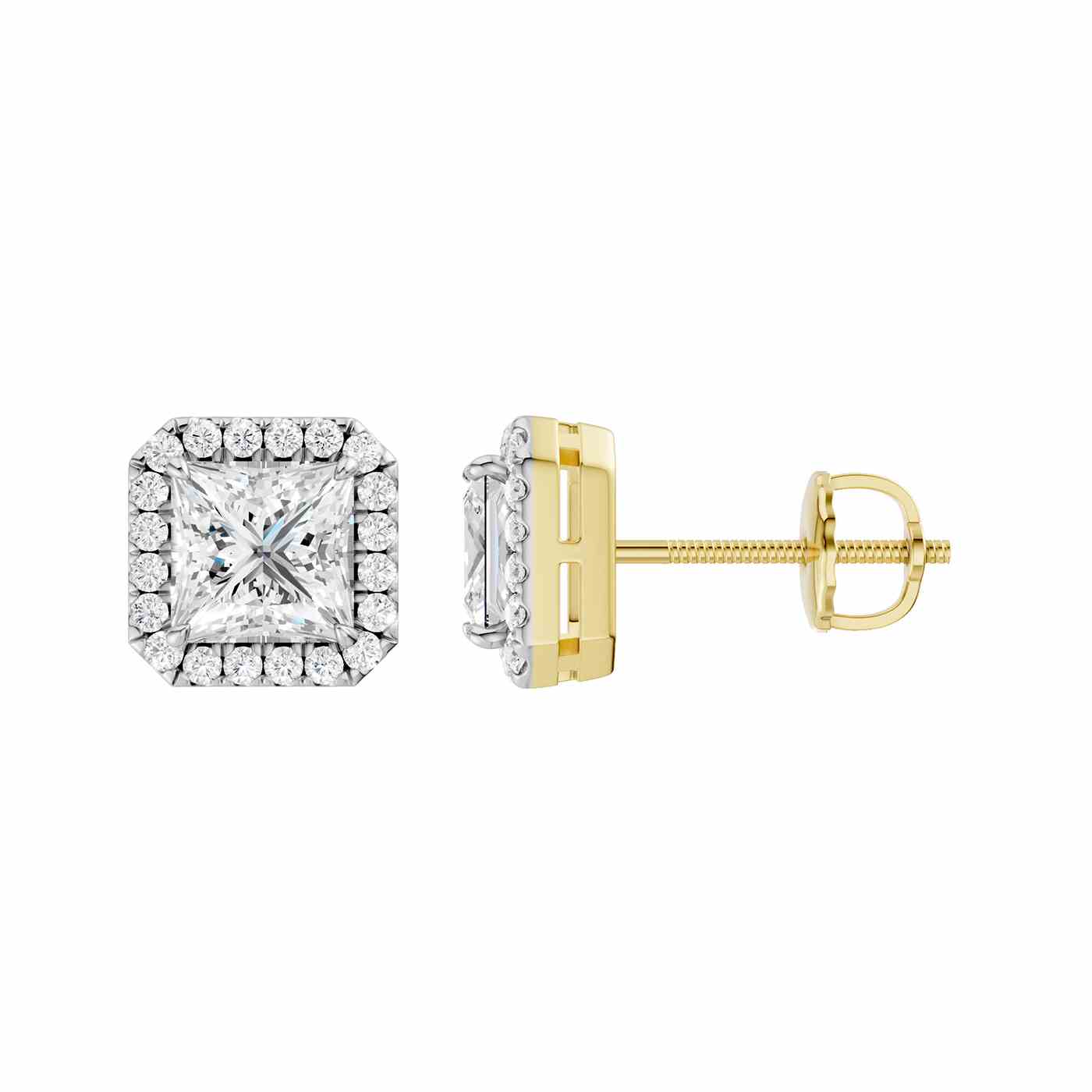 Elance Earring | Princess Cut