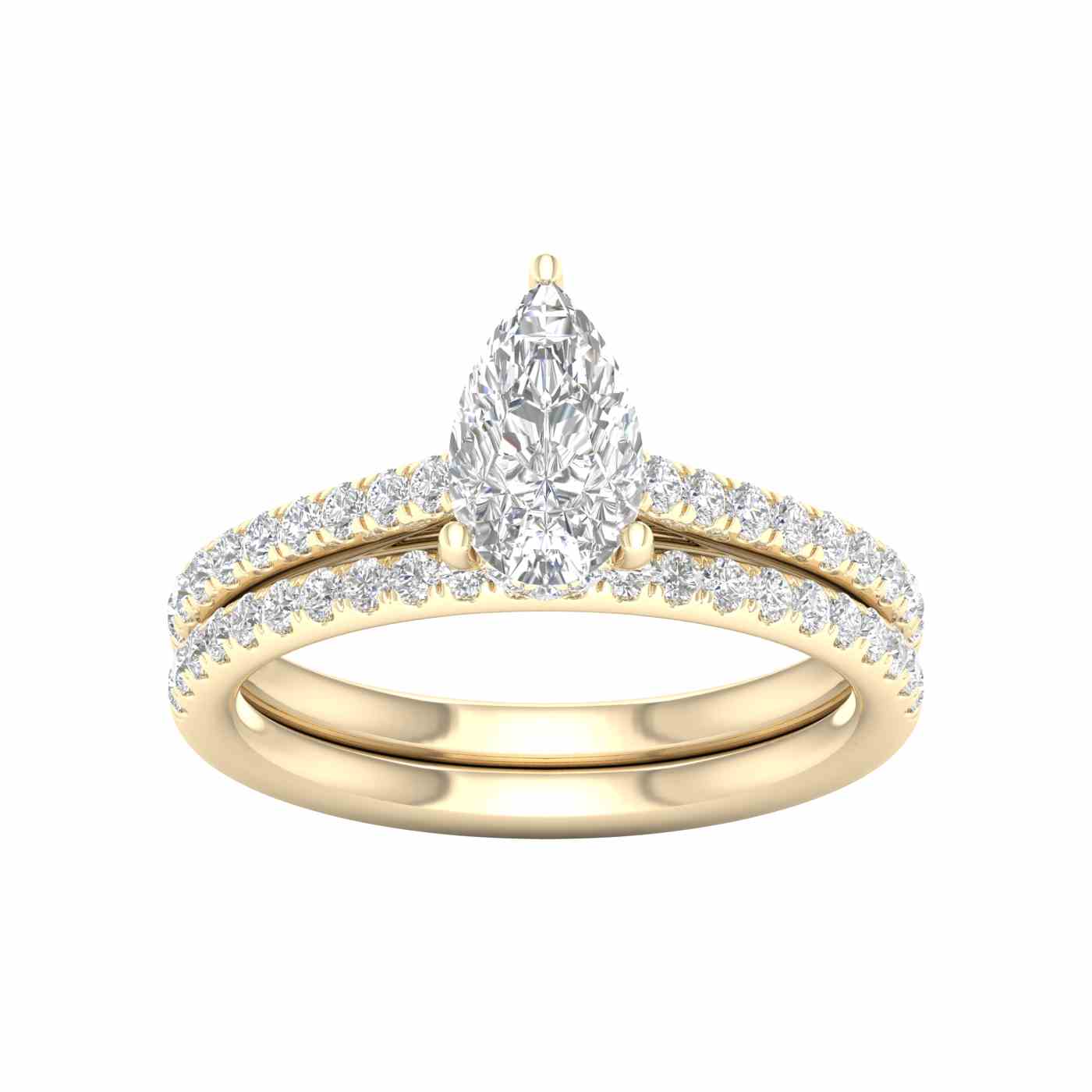 Calista Ring | Pear Cut