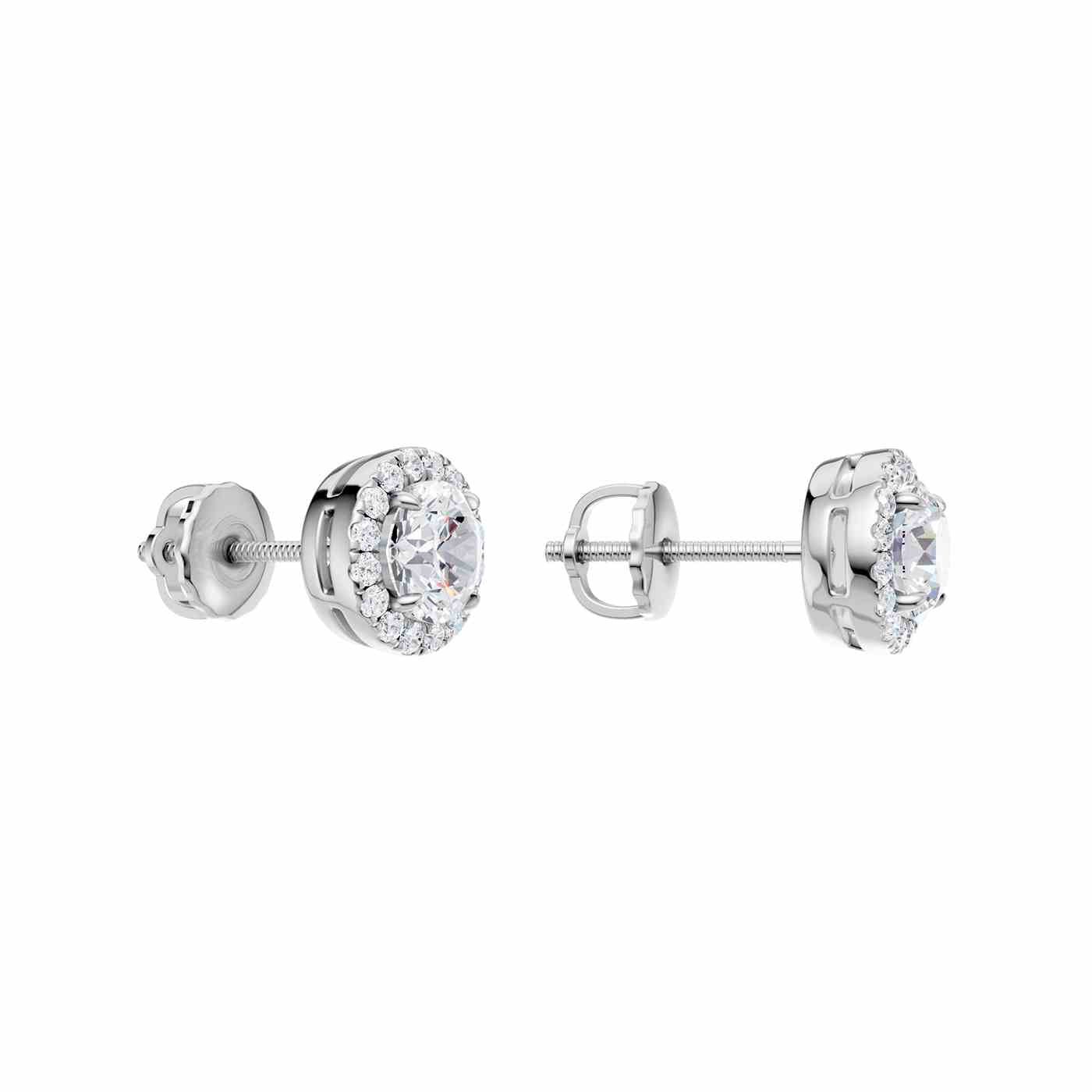 Elysia Earring | Round Cut