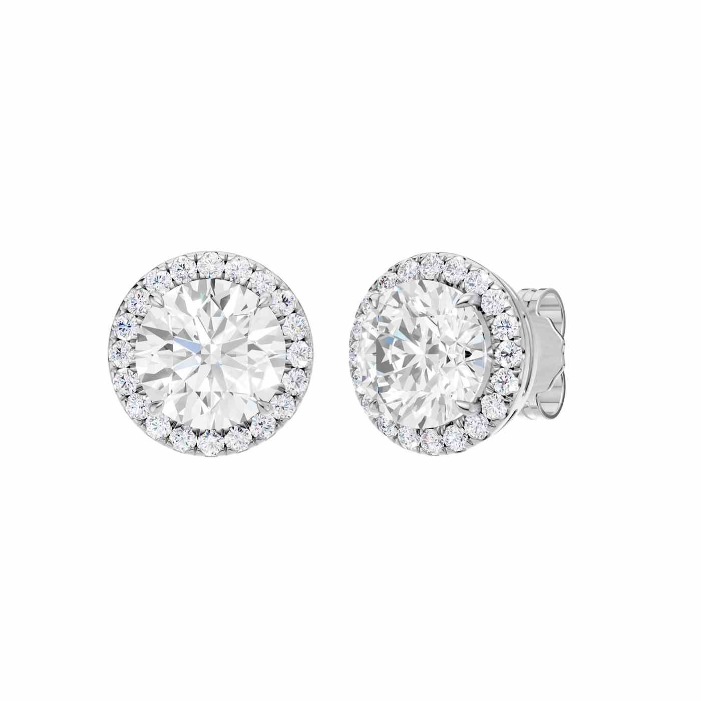 Elance Earring | Round Cut