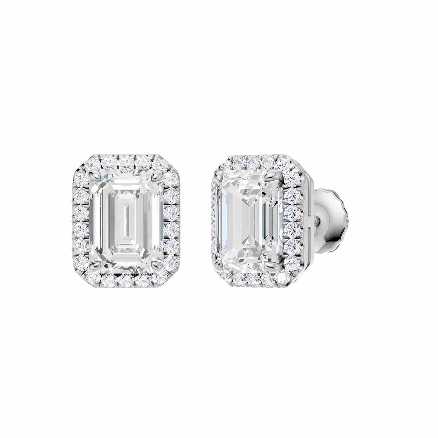 Elance Earring | Emerald Cut