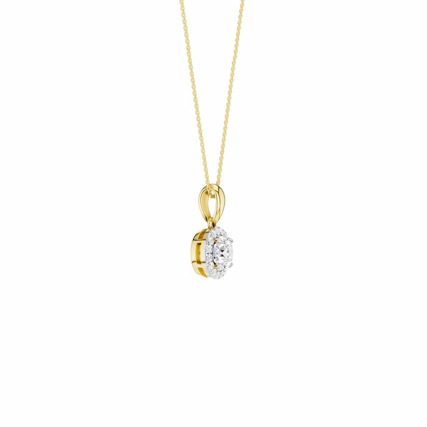 Elysane Pendant | Round Cut