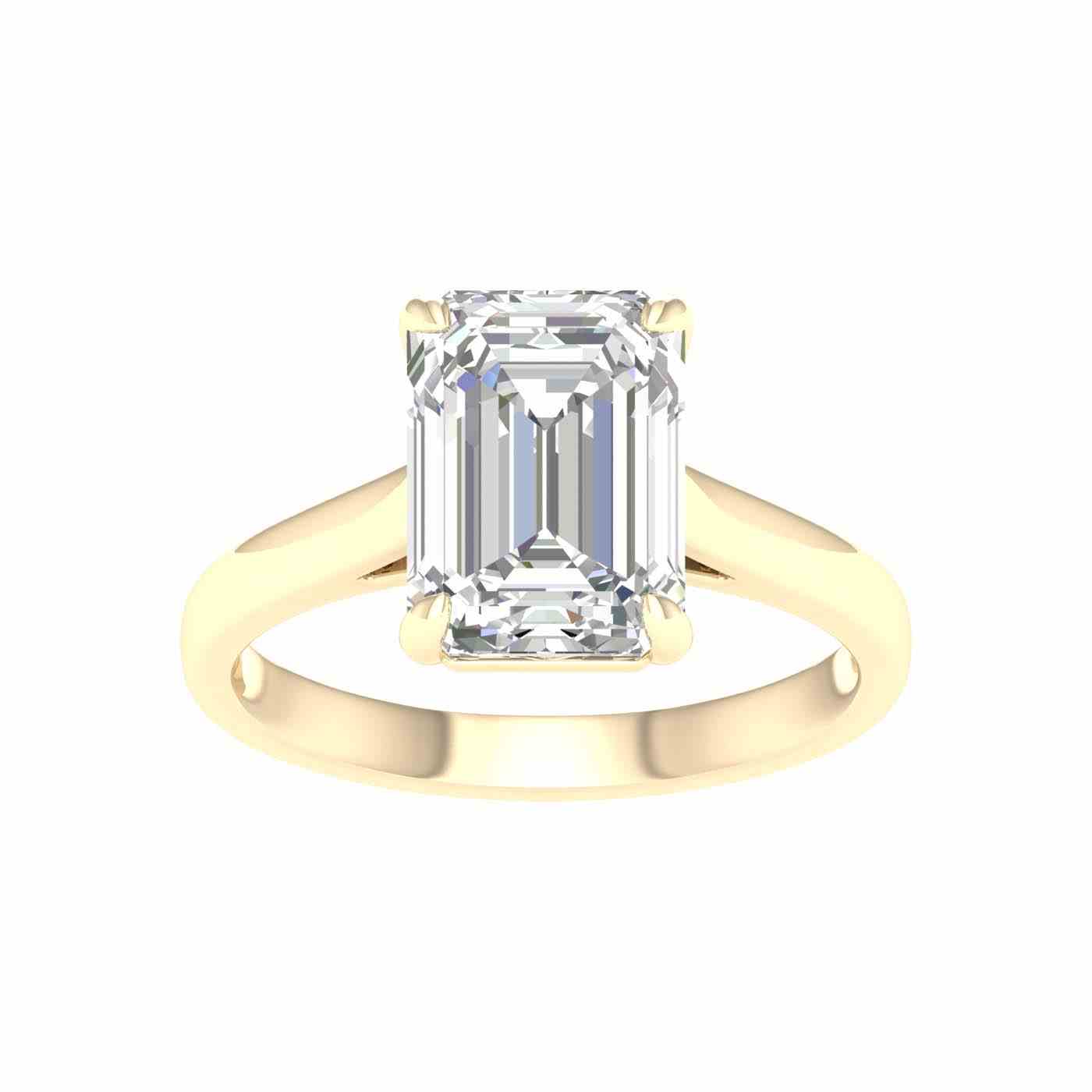 Aureza Ring | Emerald Cut
