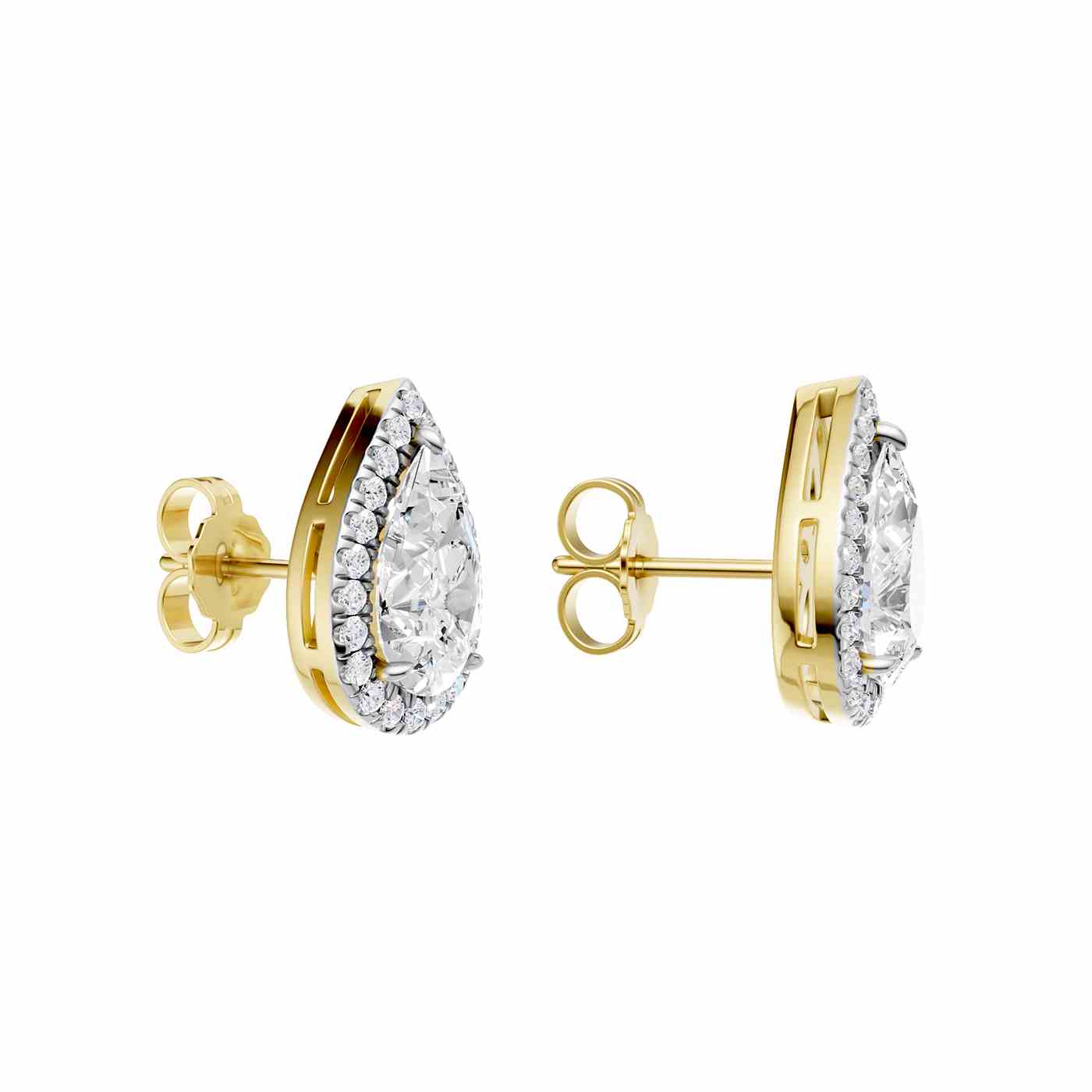 Elance Earring | Pear Cut