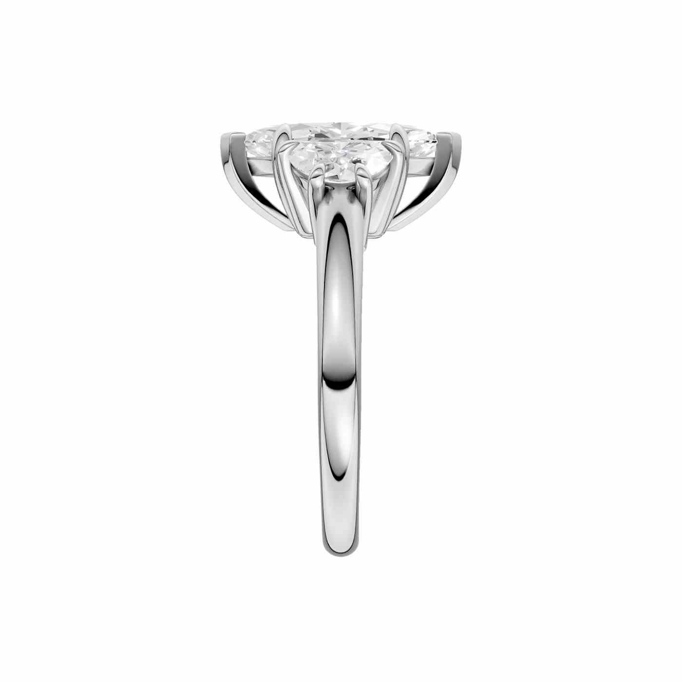 Radiara Ring | Half Moon Cut