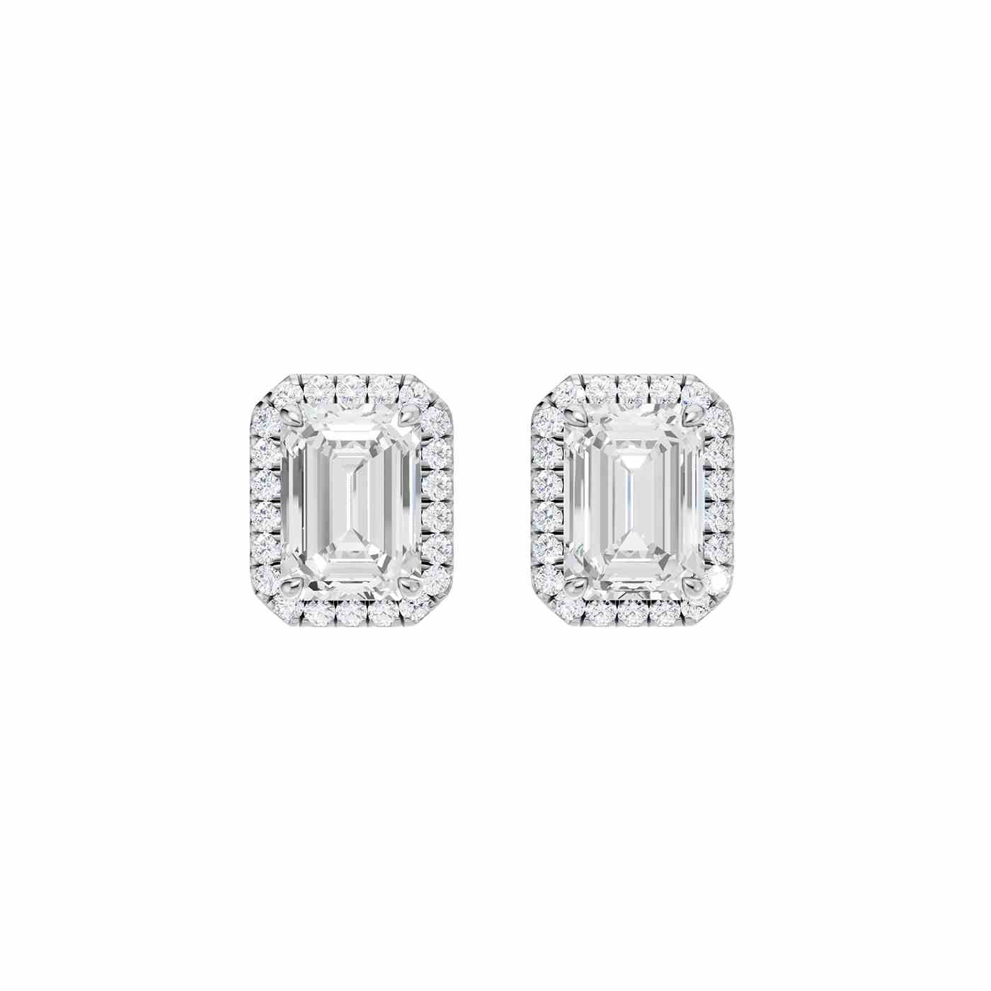 Elance Earring | Emerald Cut