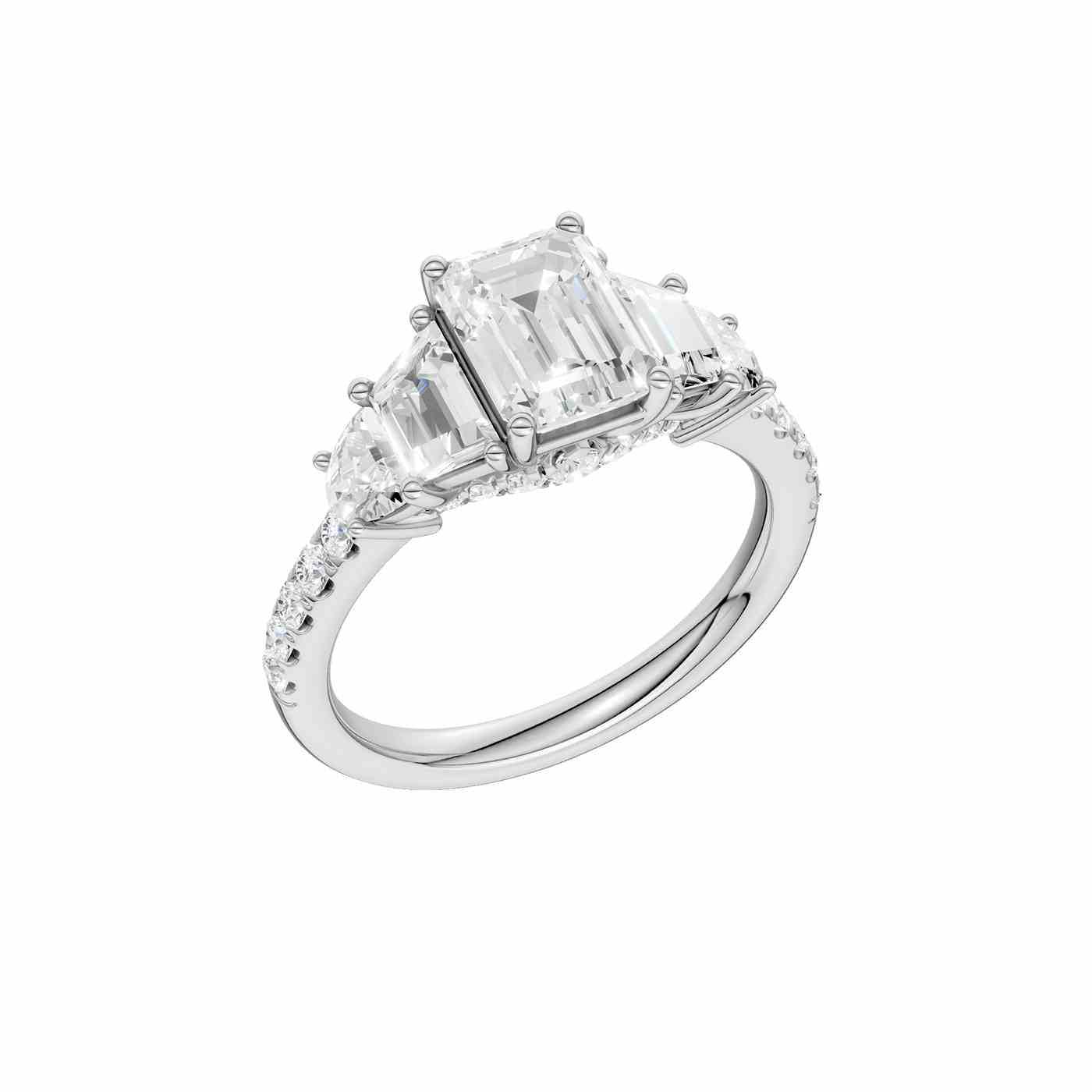Celestra Ring | Emerald Cut