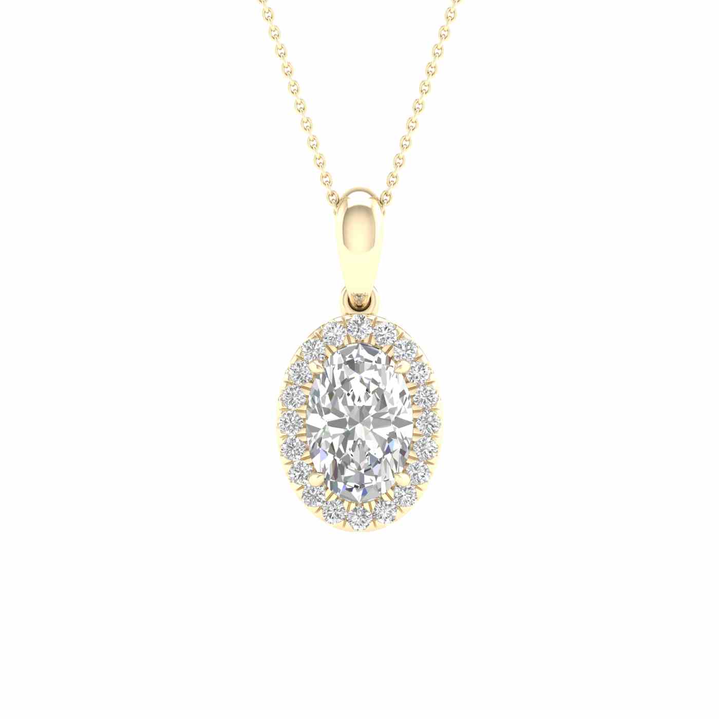 Elysane Pendant | Oval Cut