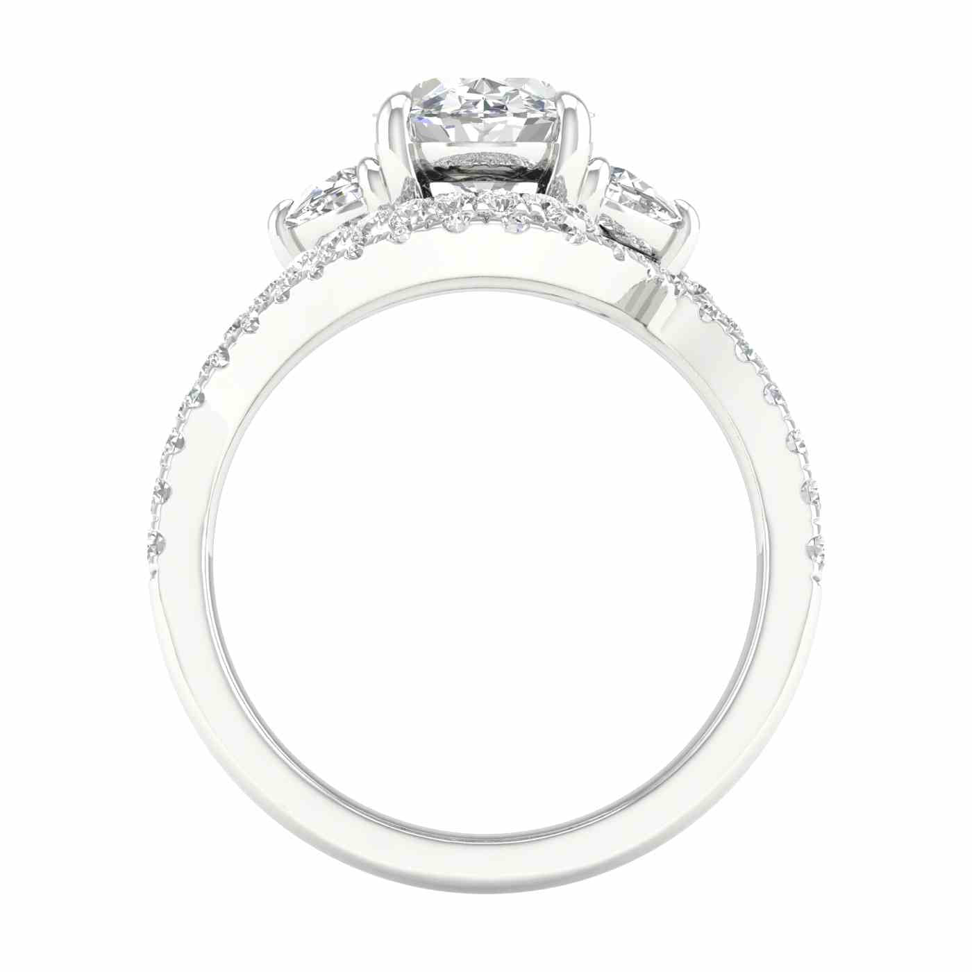Radiévo Ring | Half Moon Cut