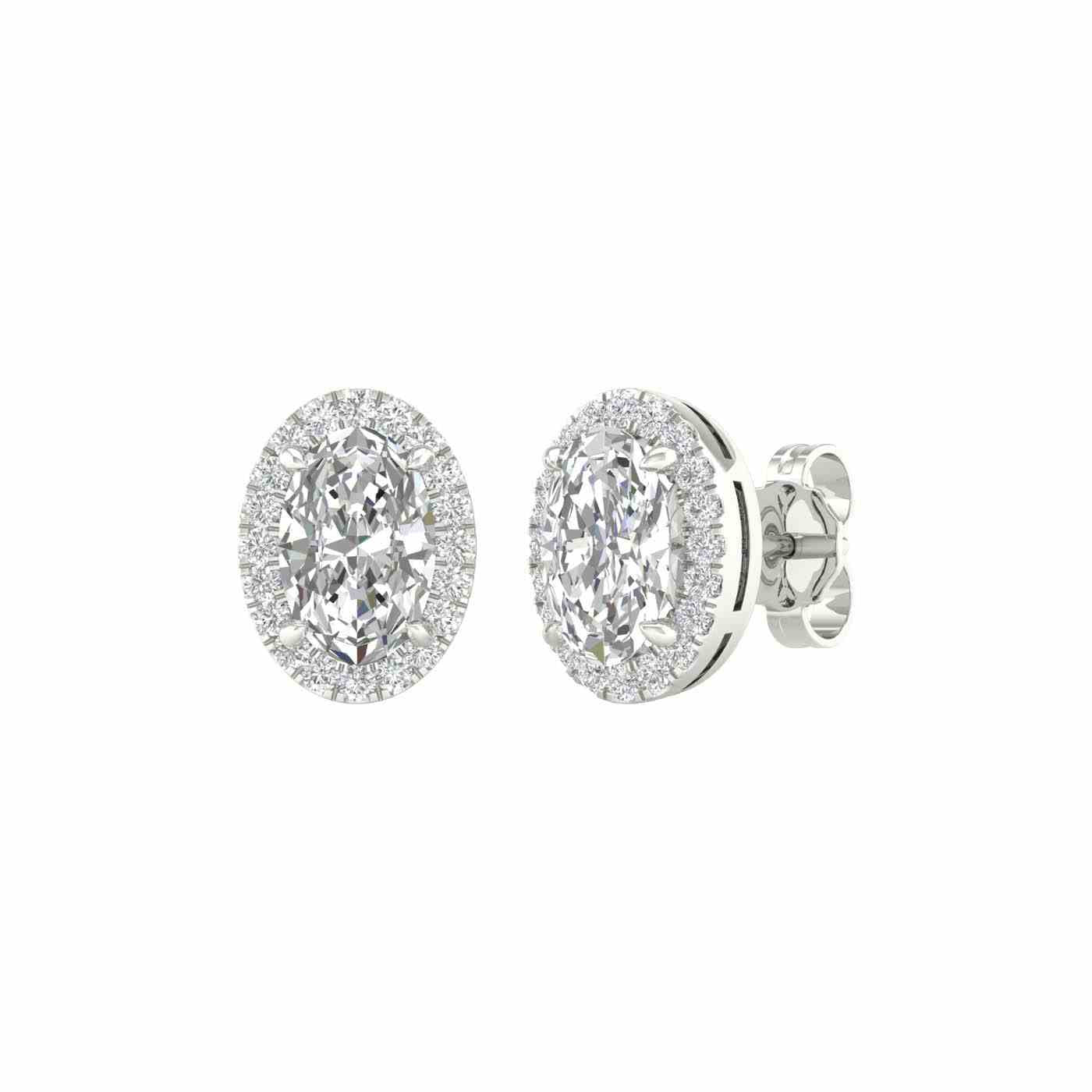 Elance Earring | Oval Cut