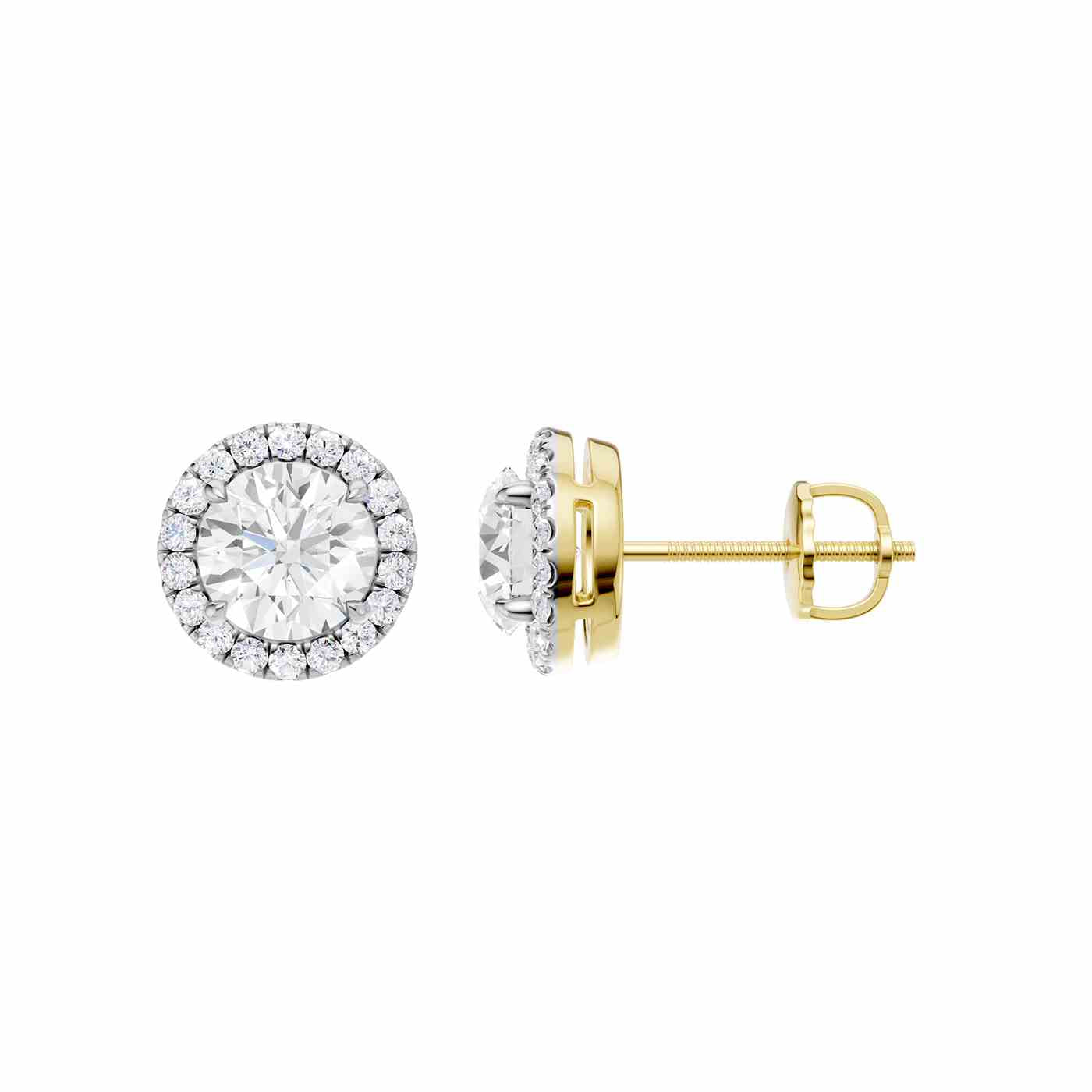 Velisse Earring | Round Cut