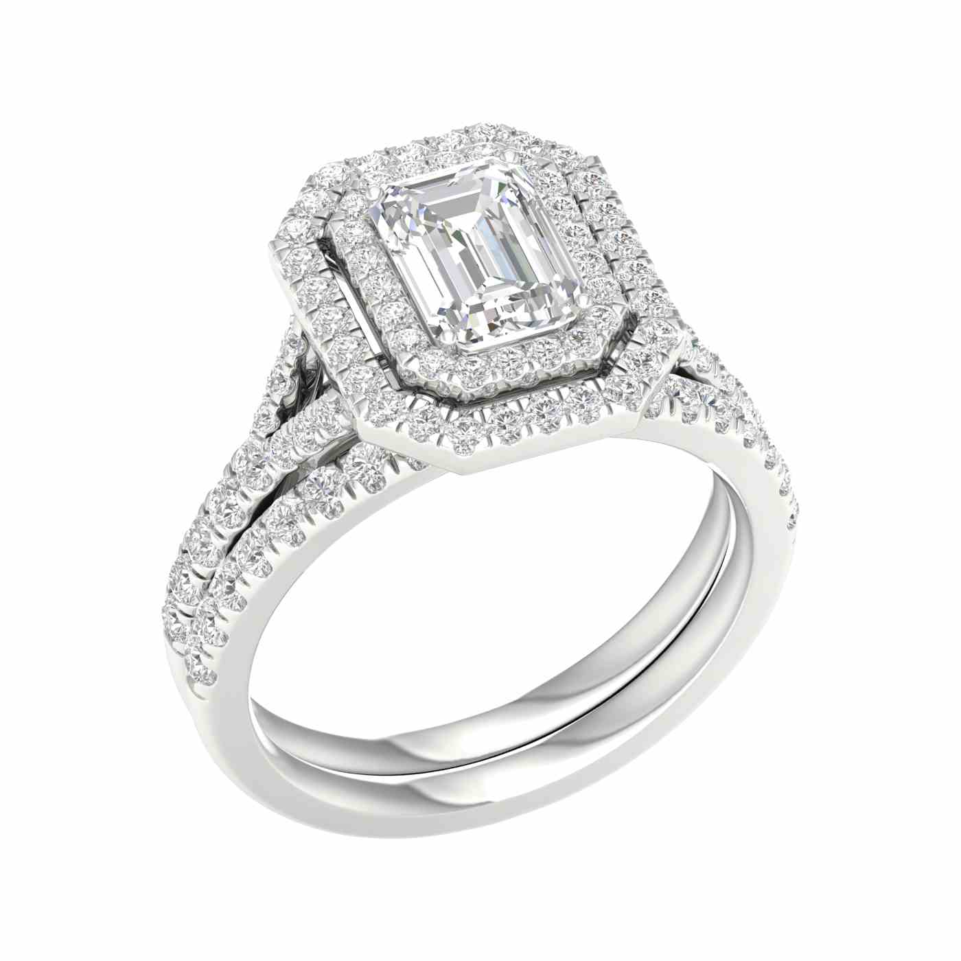 Zerelle Ring | Emerald Cut