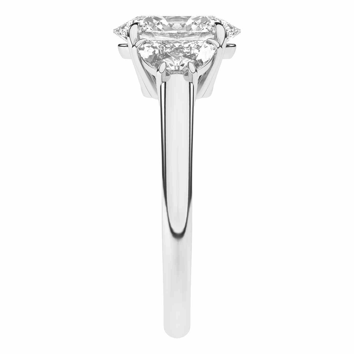 Radiara Ring | Half Moon Cut