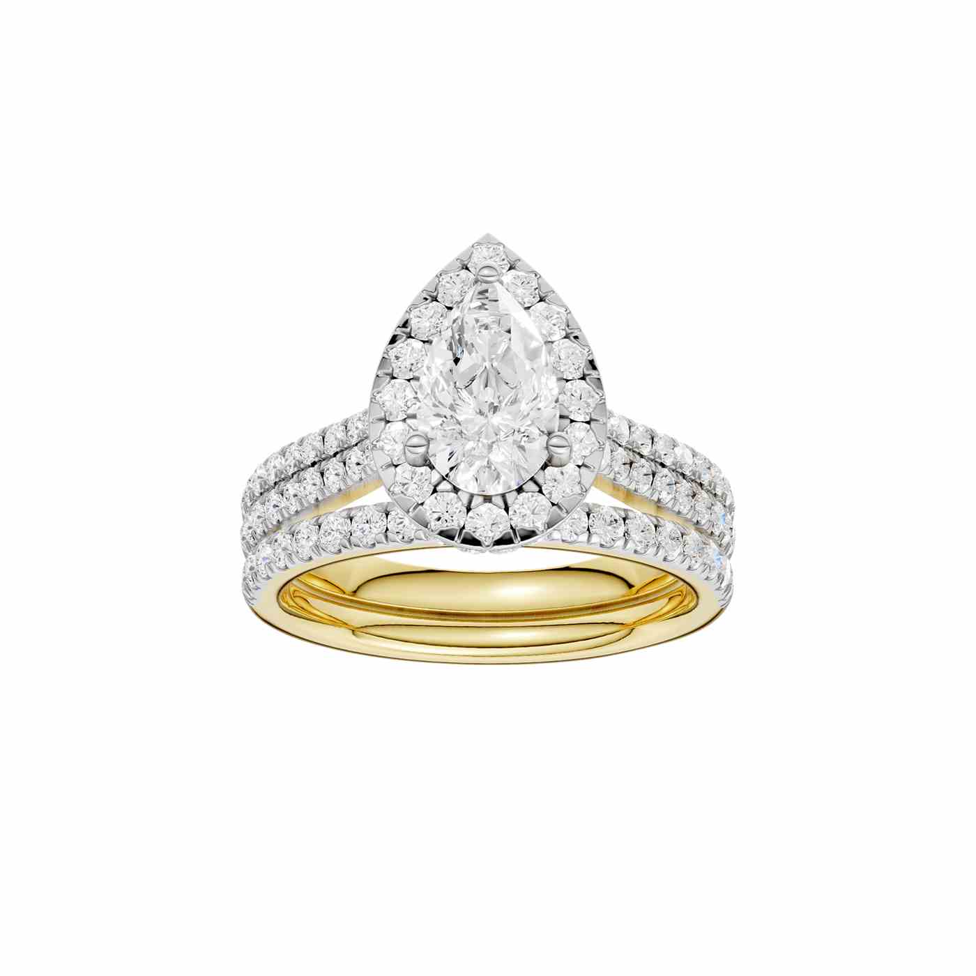 Zanthea Ring | Pear Cut
