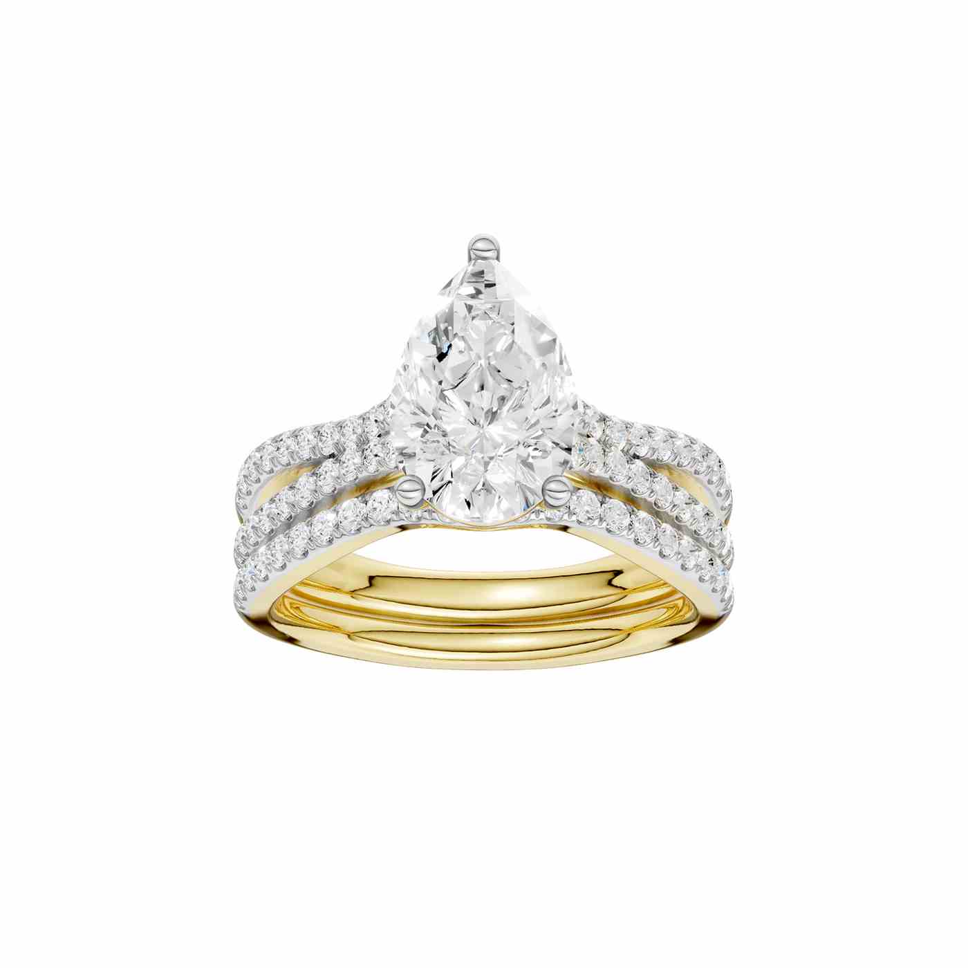 Calista Ring | Pear Cut