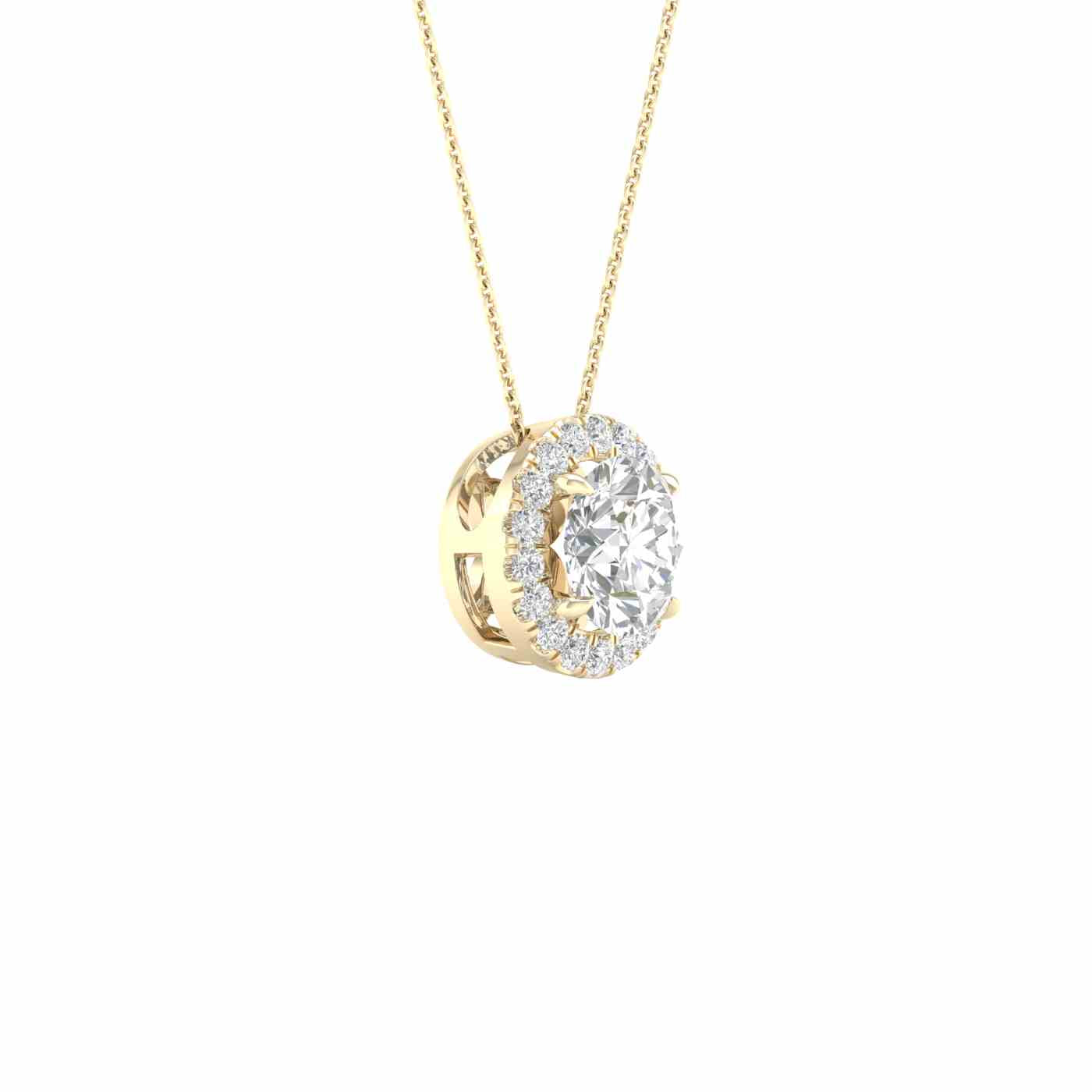Celestri Pendant | Round Cut