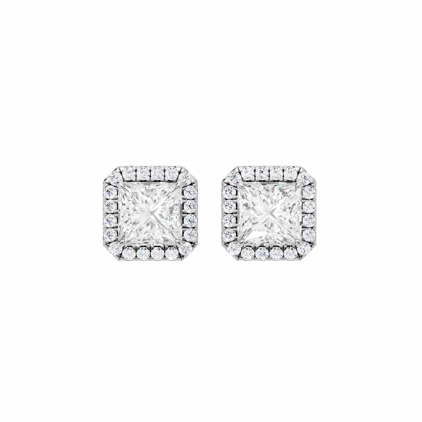 Elance Earring | Princess Cut