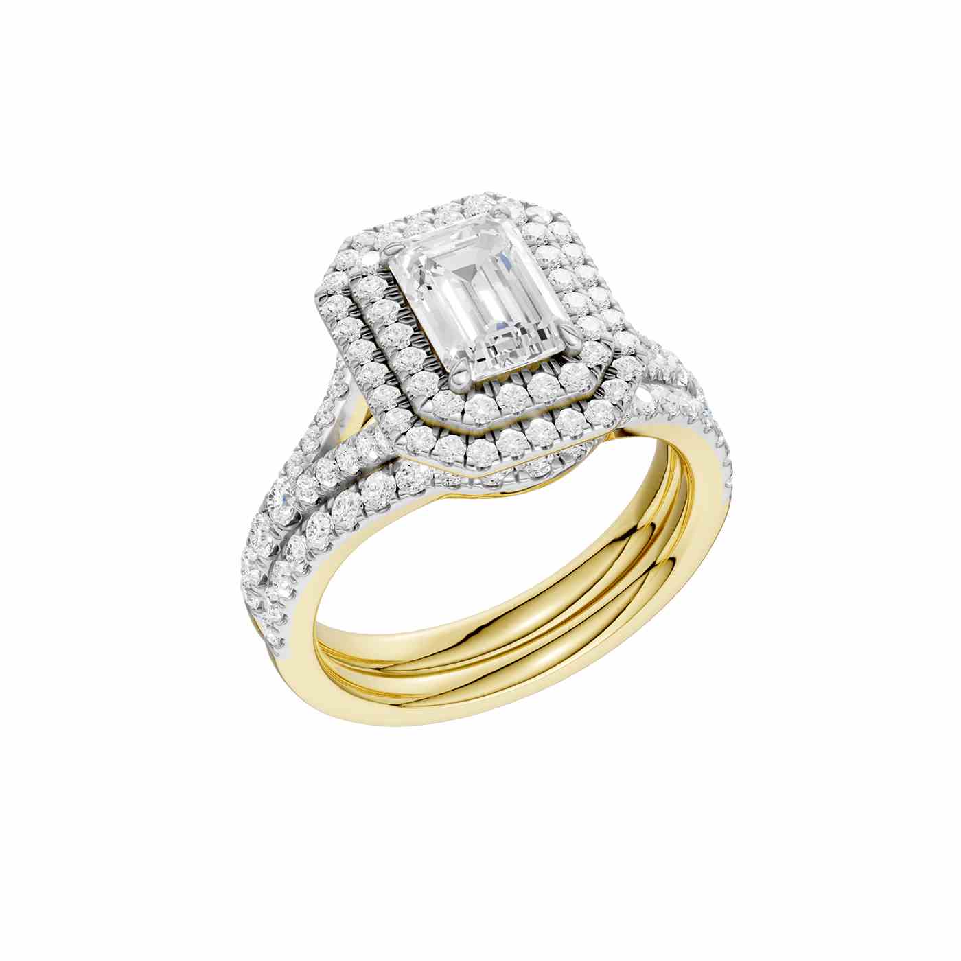 Bellavue Ring | Radiant Cut