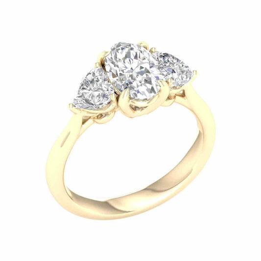 Nivara Ring | Heart Cut