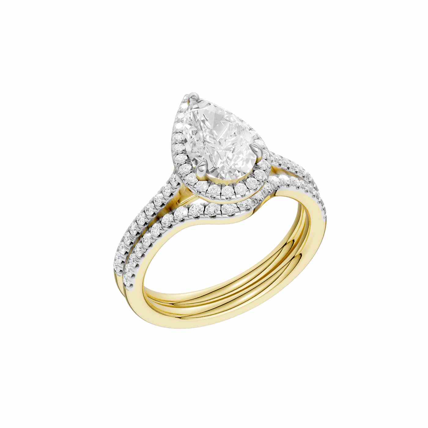 Bellavue Ring | Pear Cut