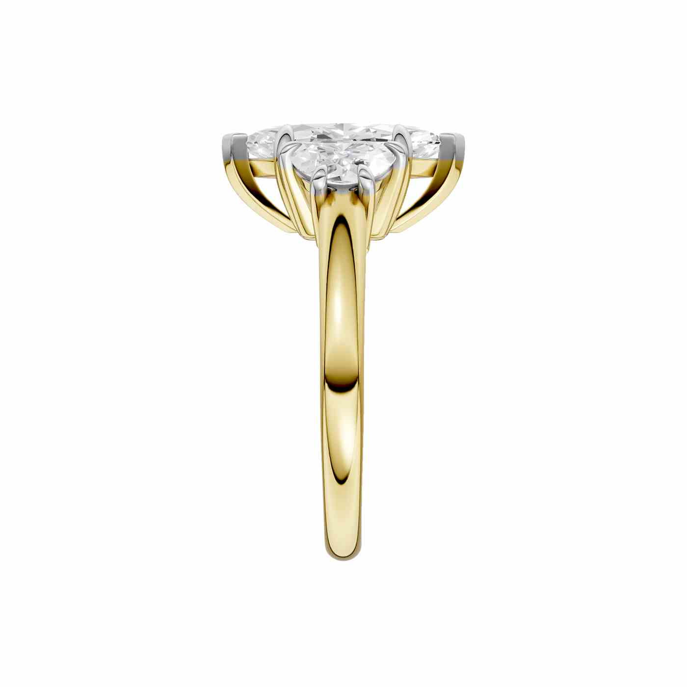 Radiara Ring | Half Moon Cut