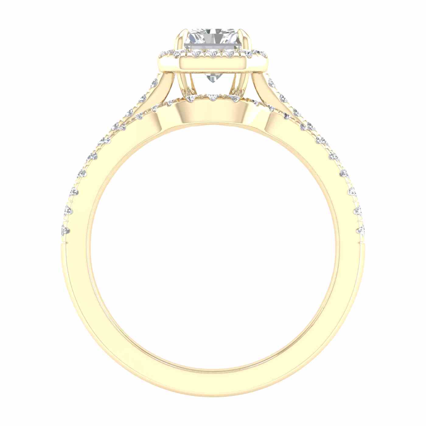 Bellavue Ring | Radiant Cut