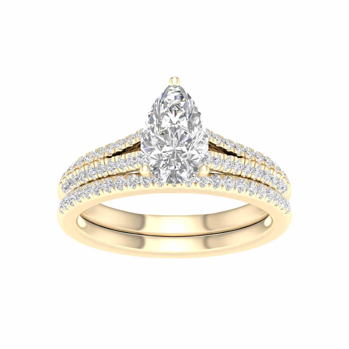 Calista Ring | Pear Cut