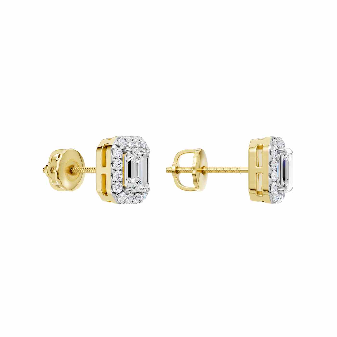 Alurea Earring | Emerald Cut