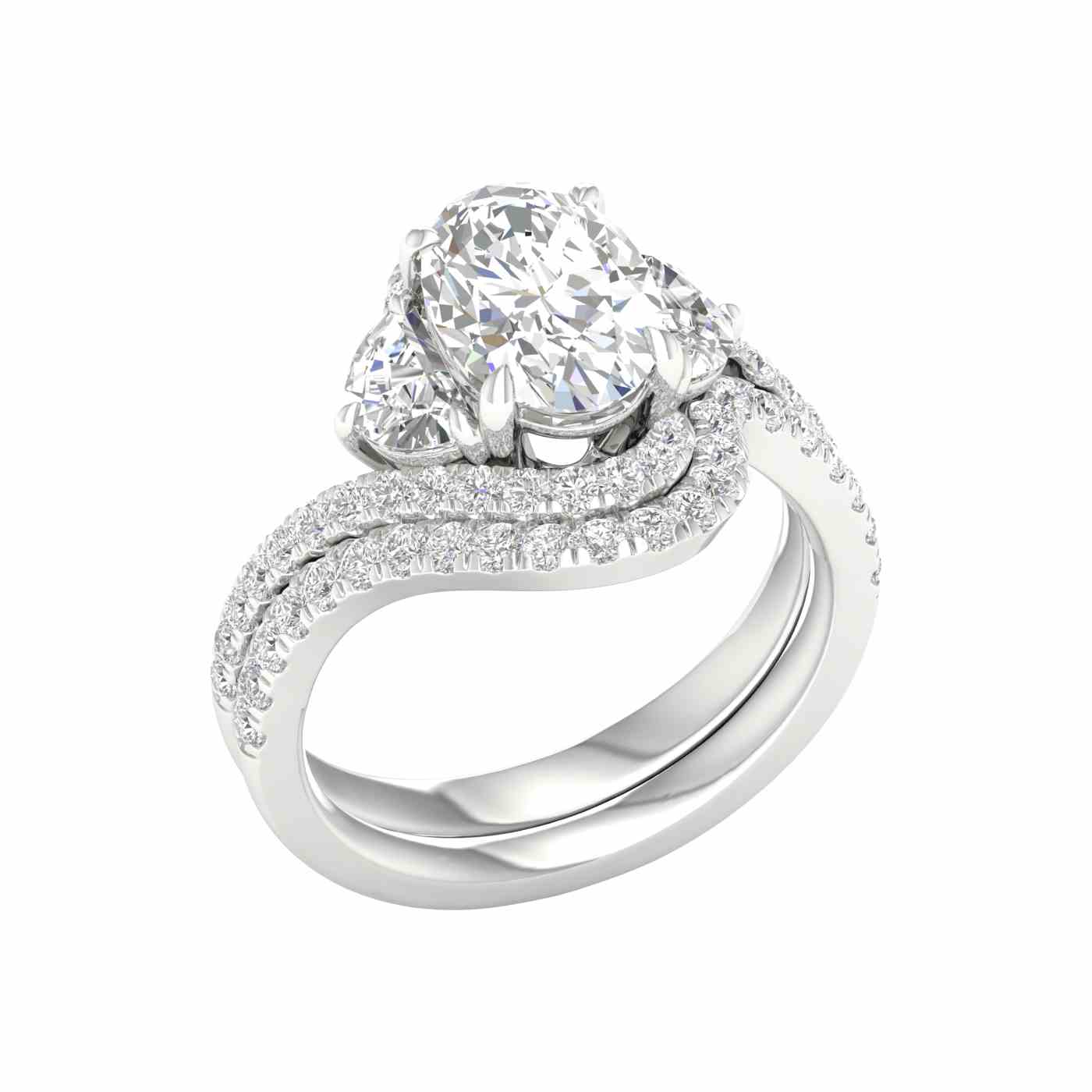 Radiévo Ring | Half Moon Cut