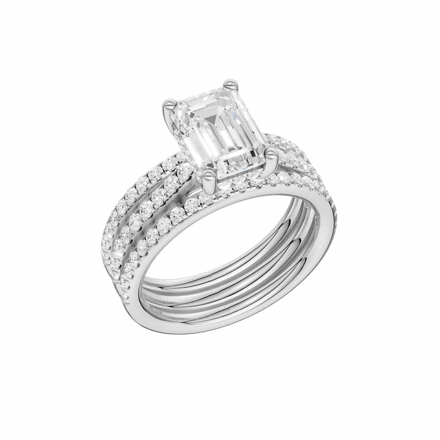 Calista Ring | Emerald Cut