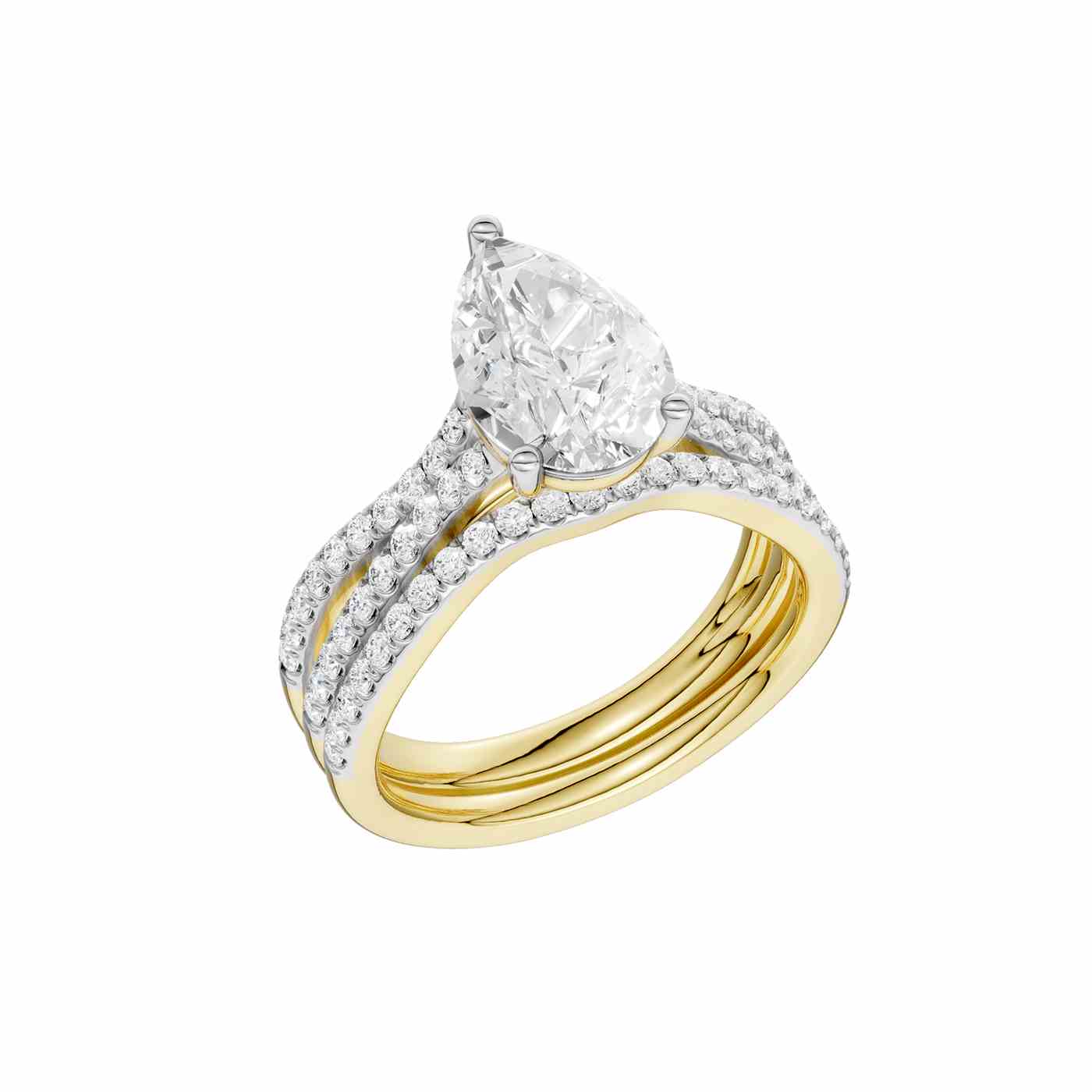 Calista Ring | Pear Cut