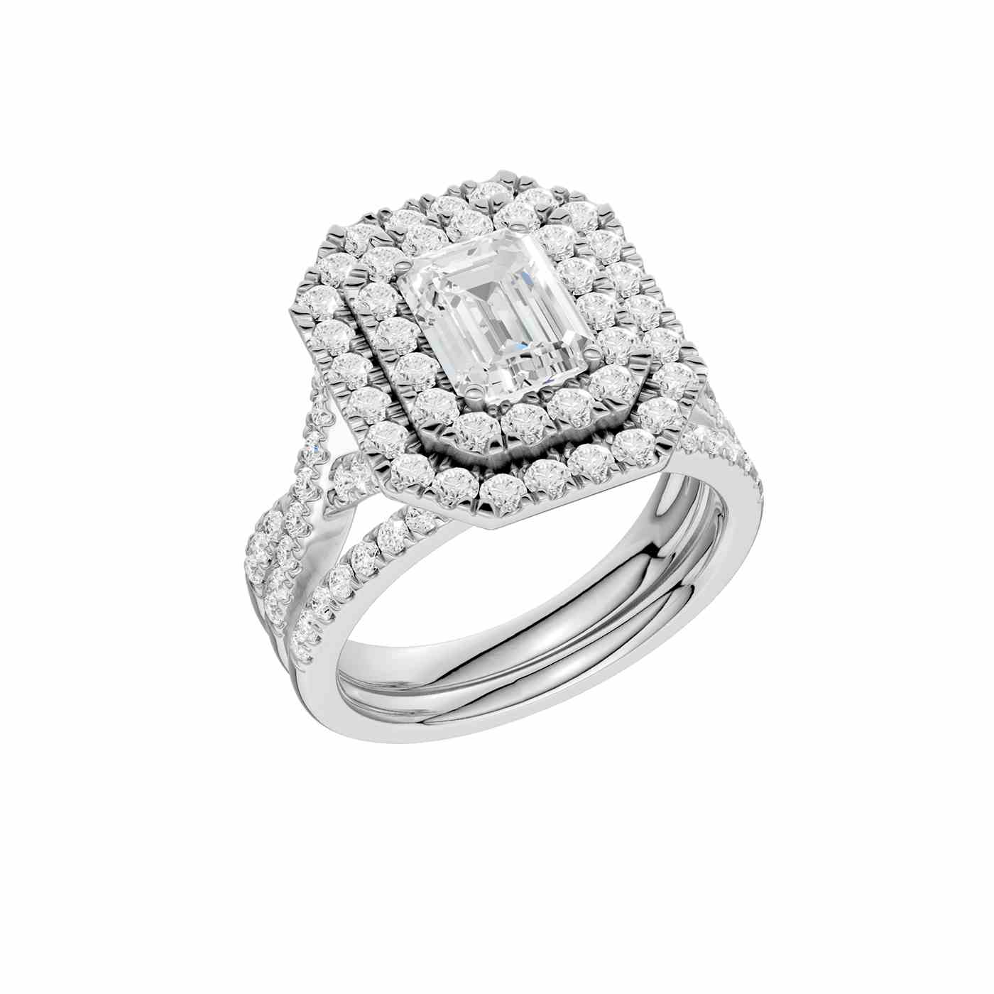 Radiance Ring | Emerald Cut