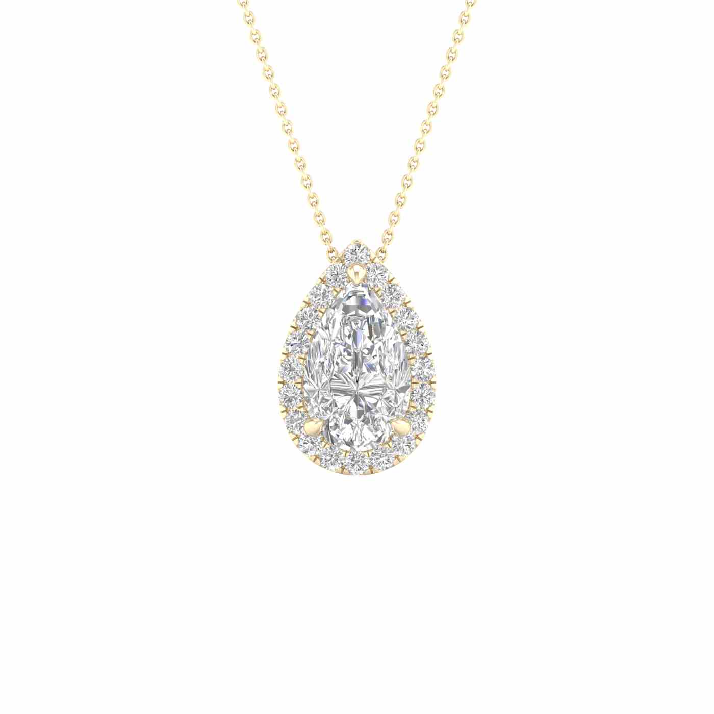 Celestri Pendant | Pear Cut