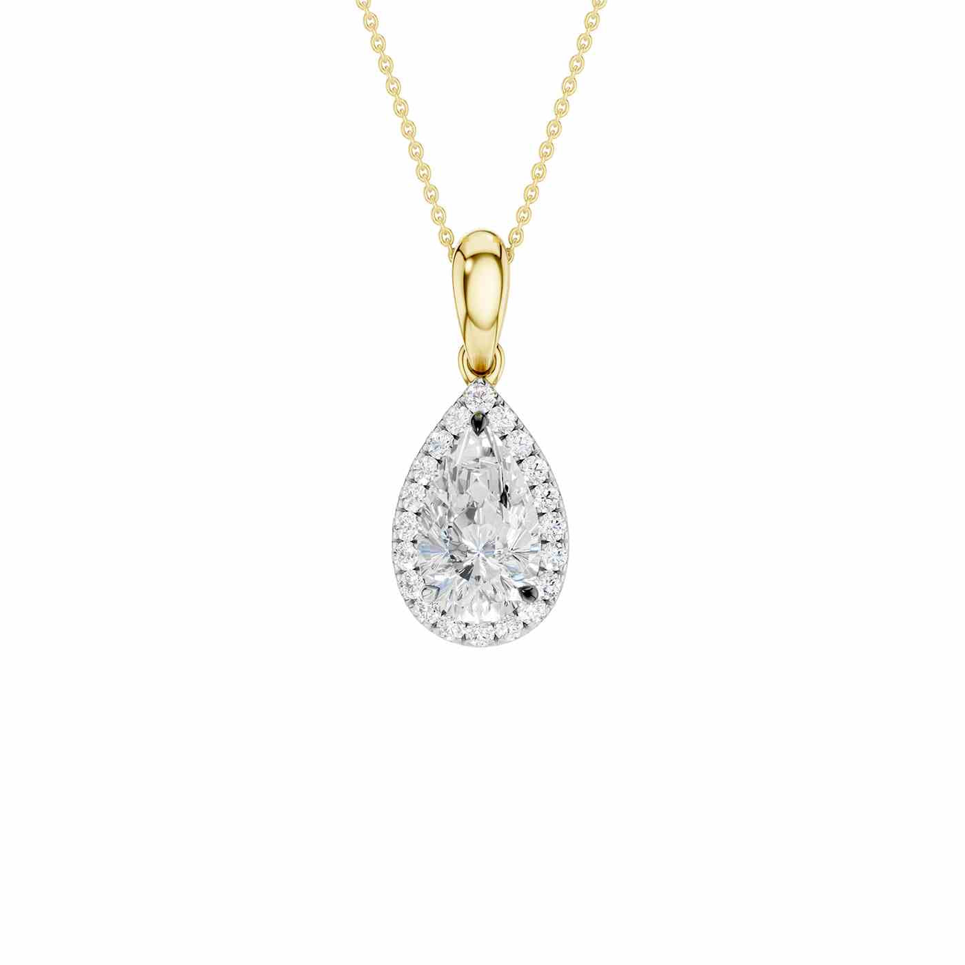 Elysane Pendant | Pear Cut