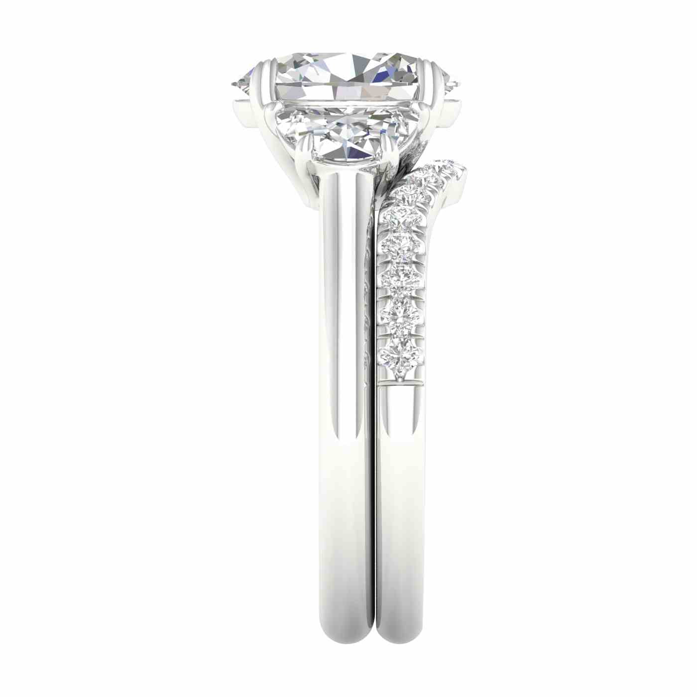 Serephra Ring | Half Moon Cut