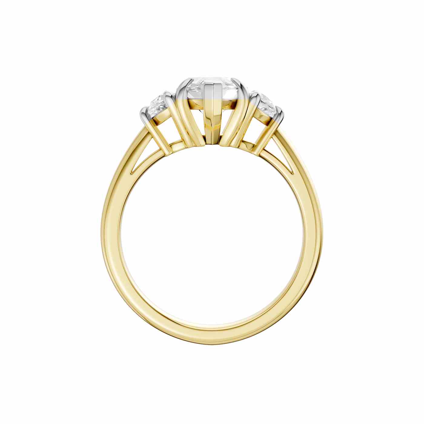 Radiara Ring | Half Moon Cut