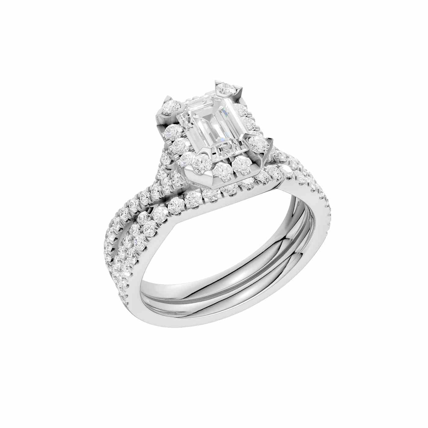 Bellavue Ring | Emerald Cut