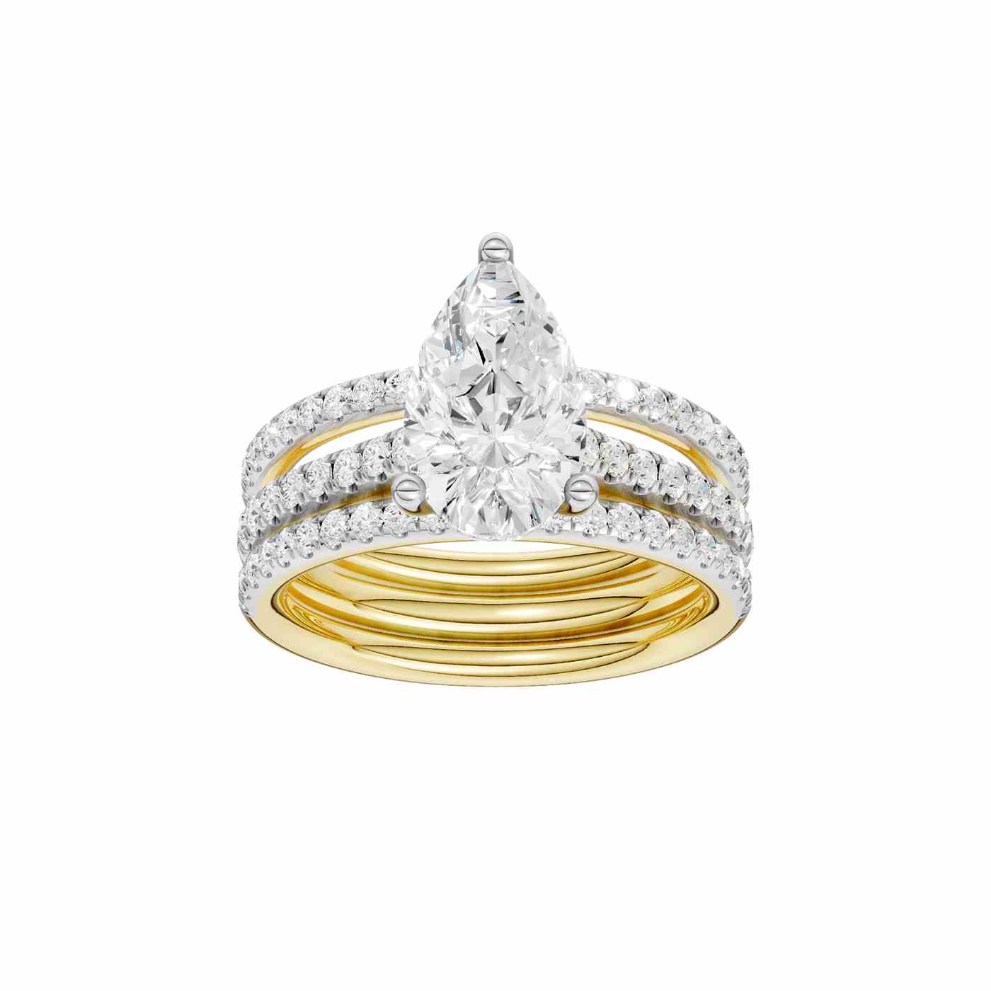 Calista Ring | Pear Cut
