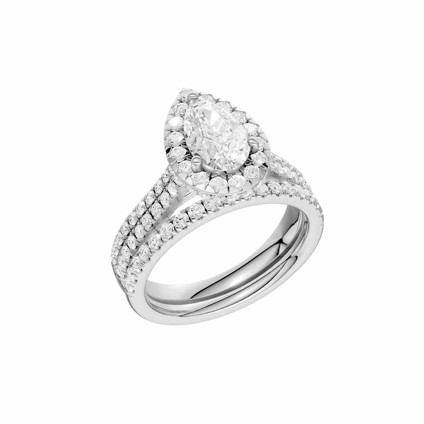 Zanthea Ring | Pear Cut