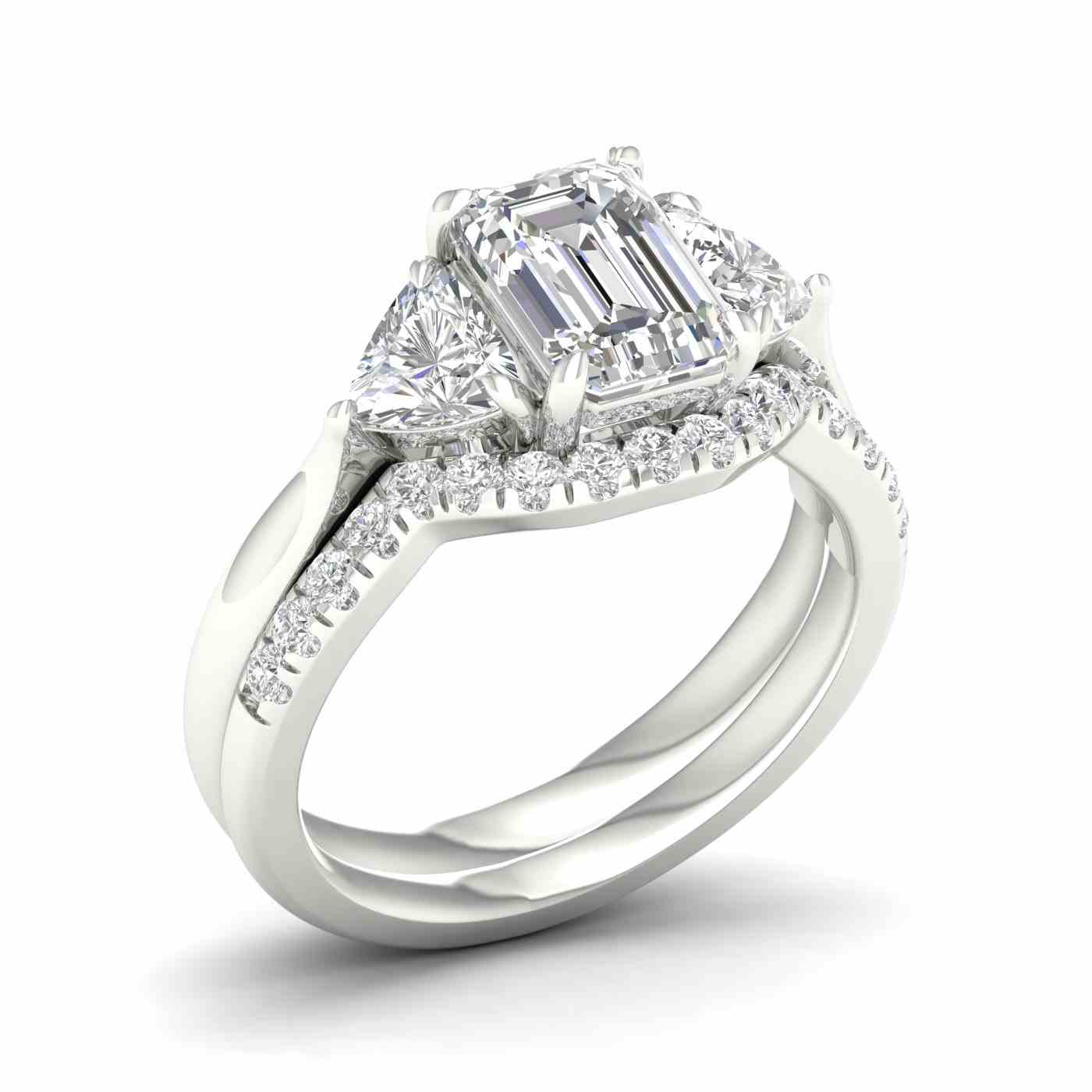 Radiance Ring | Emerald Cut