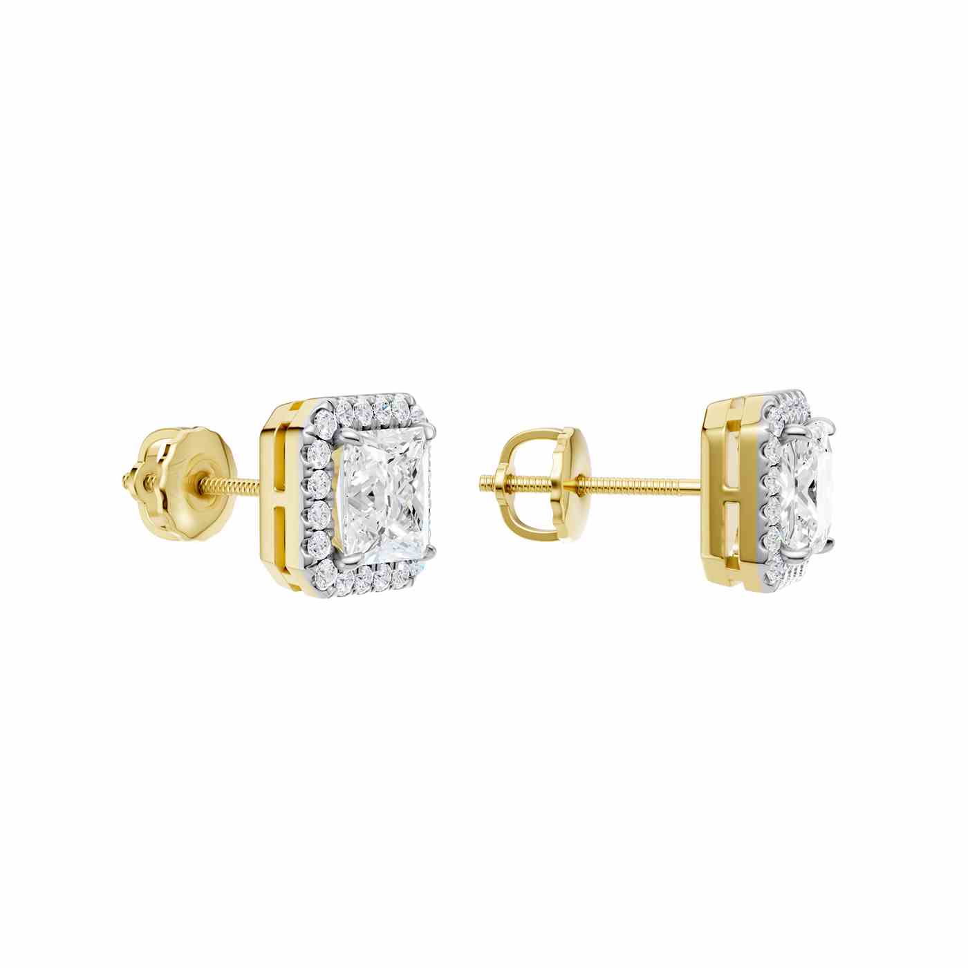 Elance Earring | Princess Cut