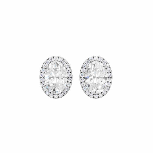 Alurea Earring | Oval Cut