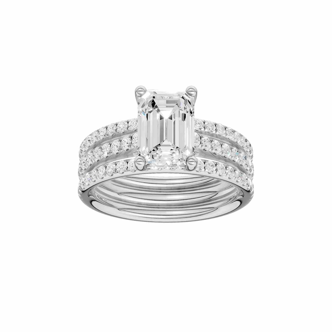 Calista Ring | Emerald Cut