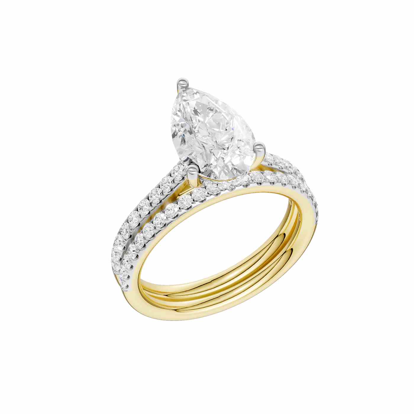 Calista Ring | Pear Cut