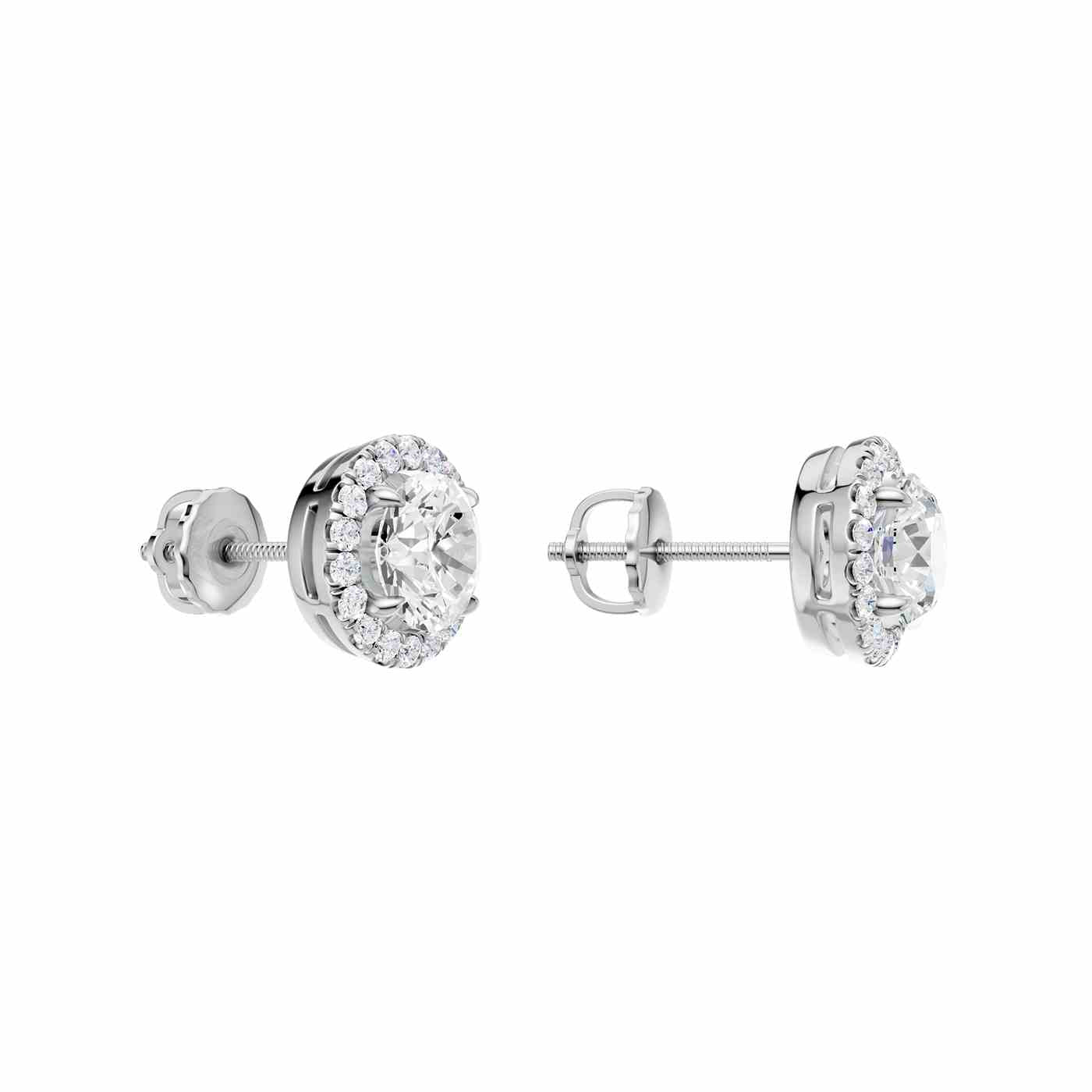 Velisse Earring | Round Cut