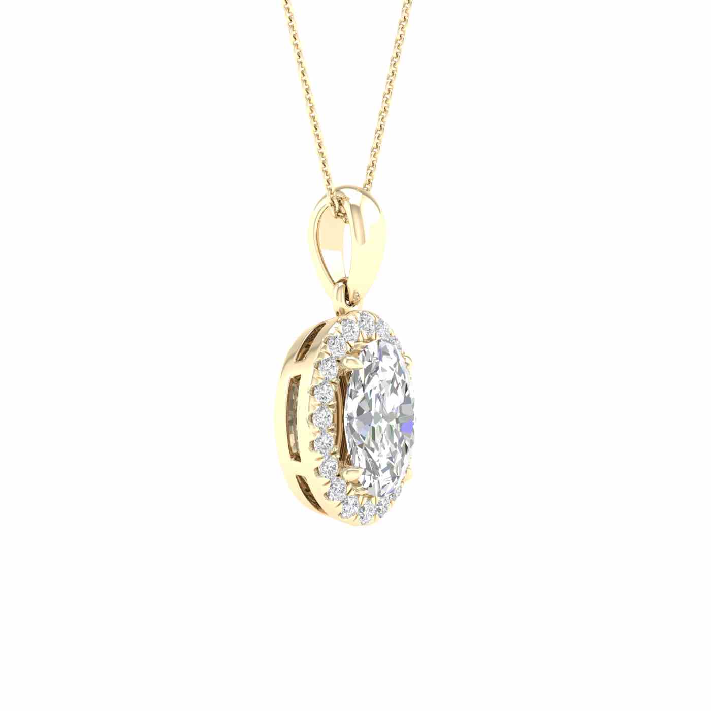 Elysane Pendant | Oval Cut