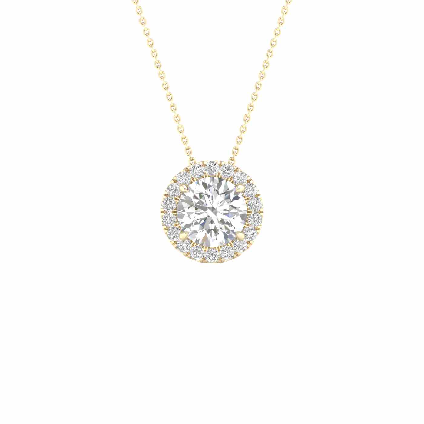 Celestri Pendant | Round Cut